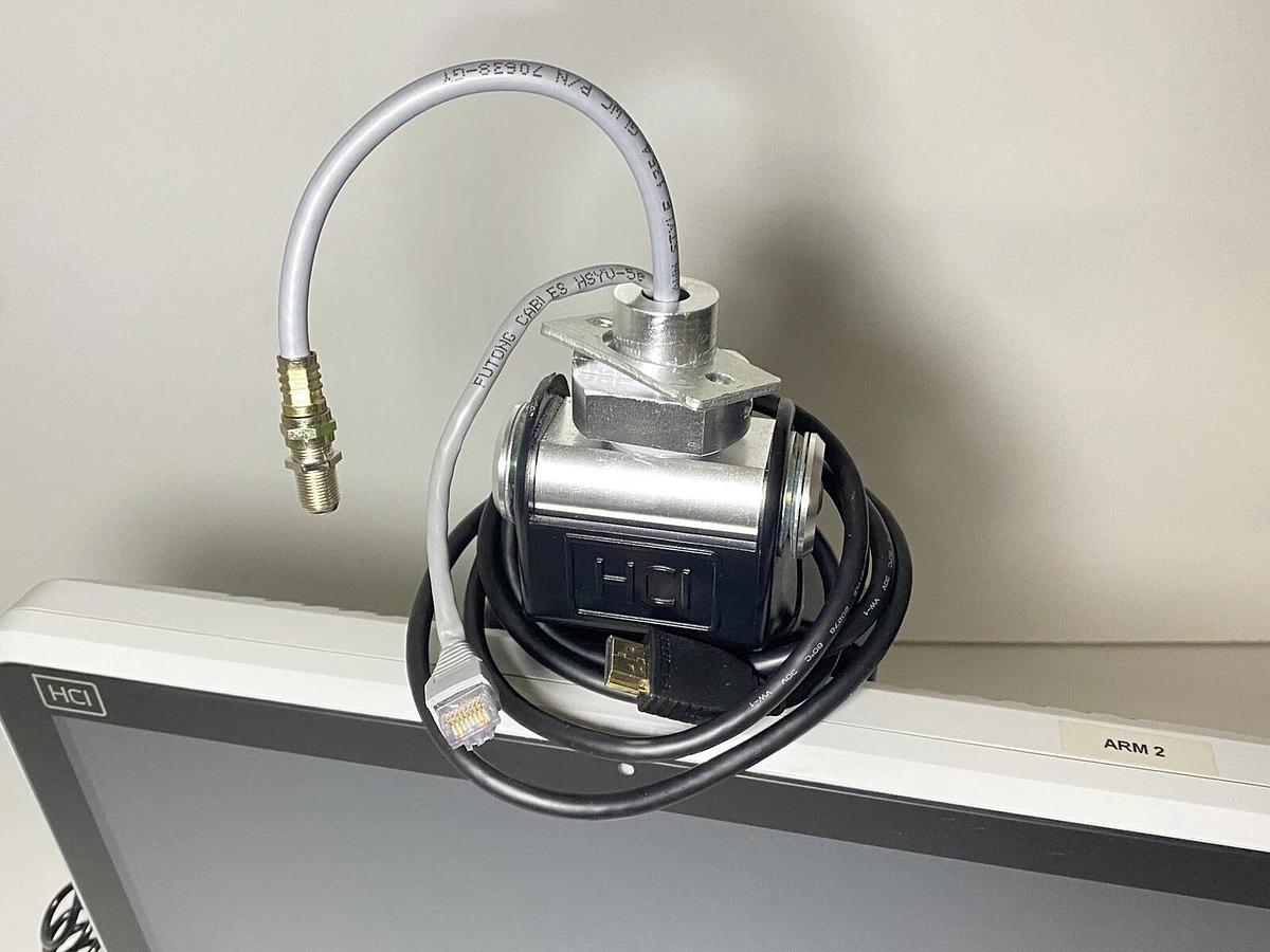 Used HCI Healthcare Facility TV 15.6” LCD Monitor BM15AP2 Remote+ DCI401MCS Converter