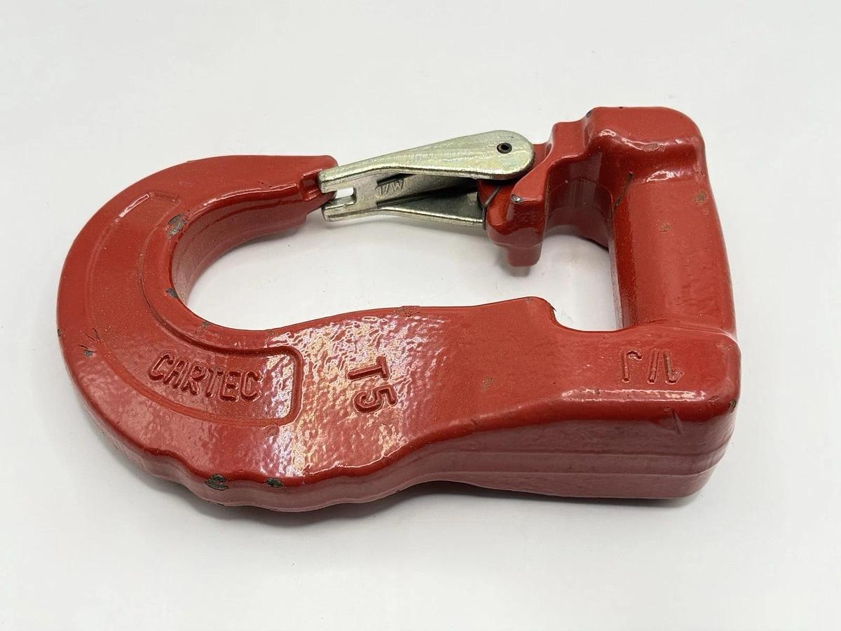 Used NEW Cartec 100 Alloy Joker Hook Synthetic Slings, Red, Model: CJ05