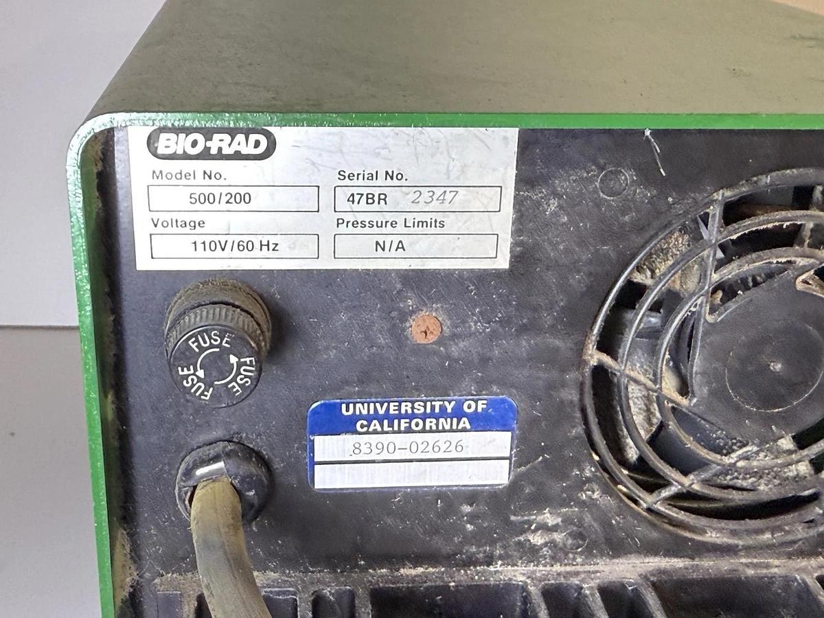 Used Bio-Rad Bio Rad 500/200 Power Supply for Electrophoresis & Blotting