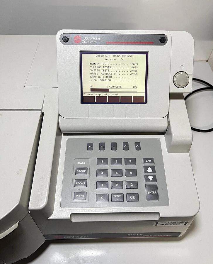 Used Beckman DU530 DU 530 Life Science UV/Vis Spectrophotometer