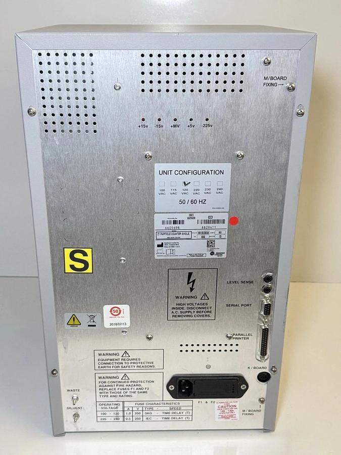 Used Beckman Coulter Z1 Particle Counter Single (REF: 6605698)