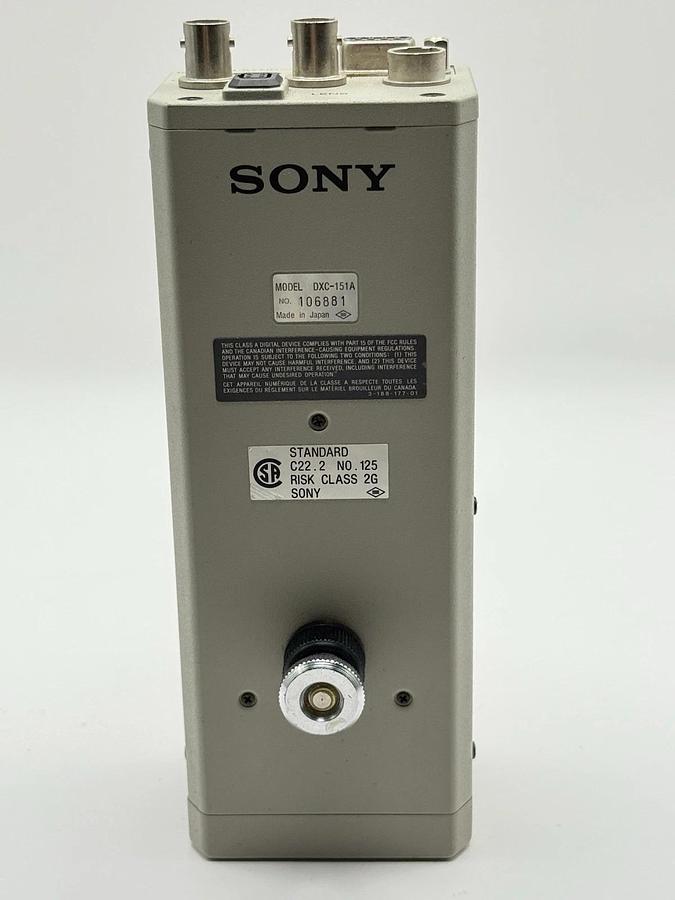 Used Sony DXC-151A CCD-IRIS/RGB Color Video Camera