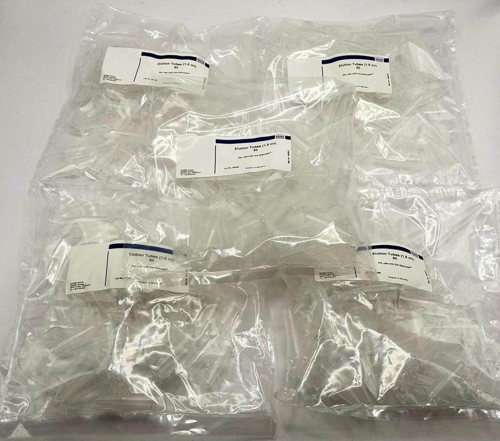 Used Lot 5 QIAGEN Elution Tubes 1.5mL Pack of 50 Each for QIAcube