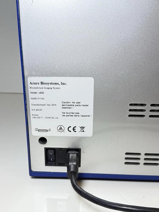 Used Azure Biosystems Inc. Bioanalytical Gel Imaging System C600