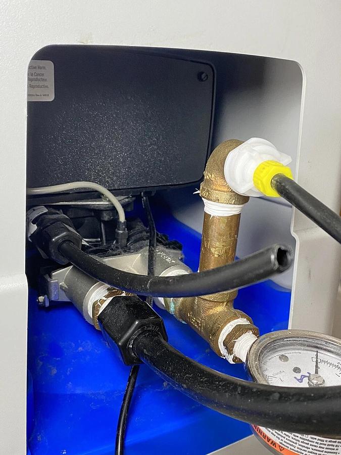 Used Millipore SL1B 06K1 Water Softener Filter System + Pentair Fleck SXT Controller