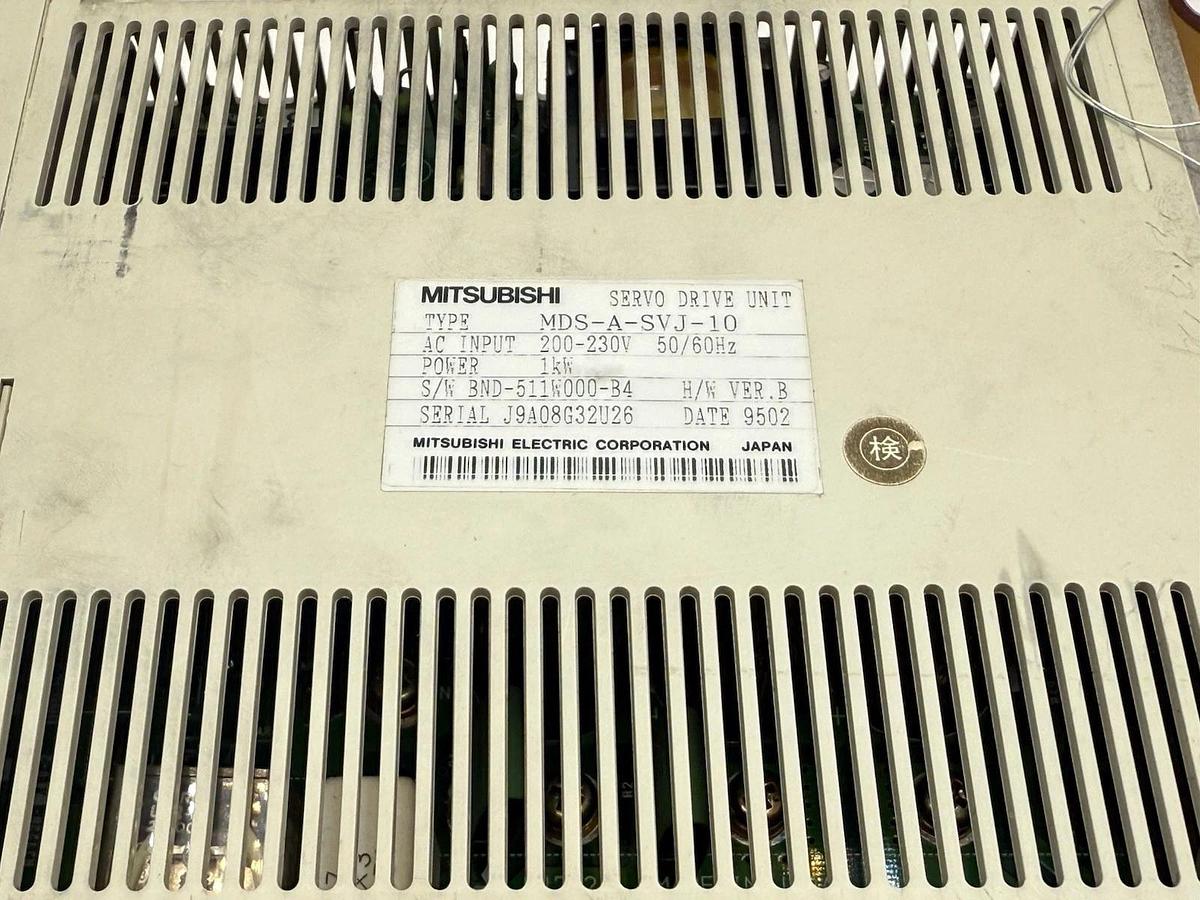 Used Mitsubishi Electric MDS-A-SVJ-10 Servo Drive Unit