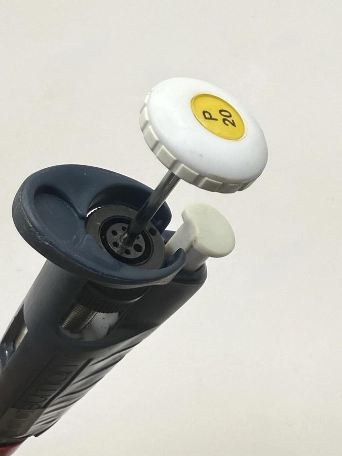 Used Gilson Pipetman Classic P20 Adjustable Single-Channel Pipette Pipet