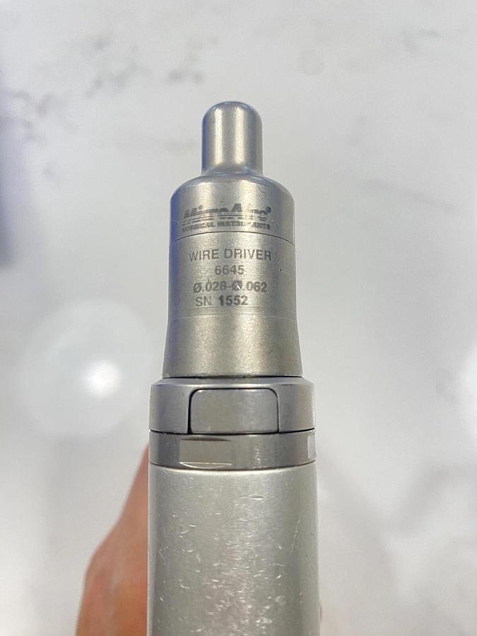 Used MicroAire Surgical Orthopedic Smart Wire Driver 6645 Handpiece
