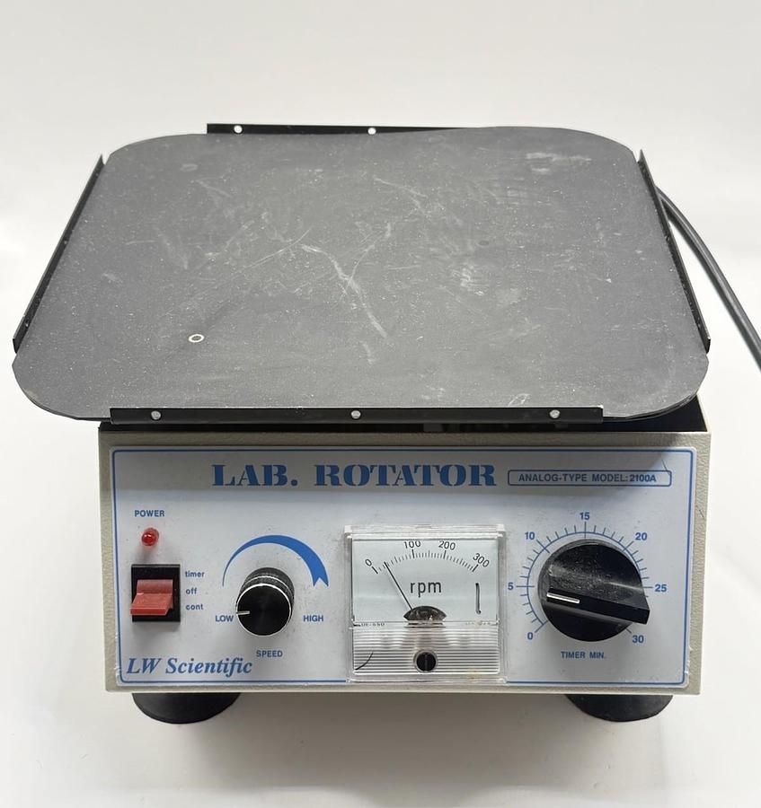 Used LW Scientific LW210 Rotator Shaker Model 2100A – Lab Tube Mixer Agitator