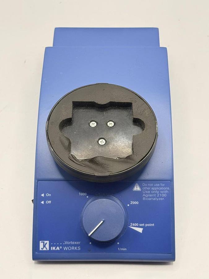 Used IKA Works Vortexer MS2 S9 Minishaker For Agilent 2100 Bioanalyzer