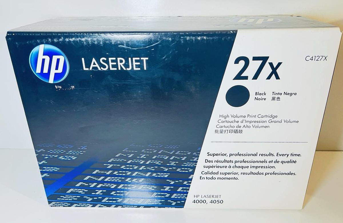 Used NEW Genuine HP LaserJet Toner High Volume Print Cartridge 27X (C4127X) Black