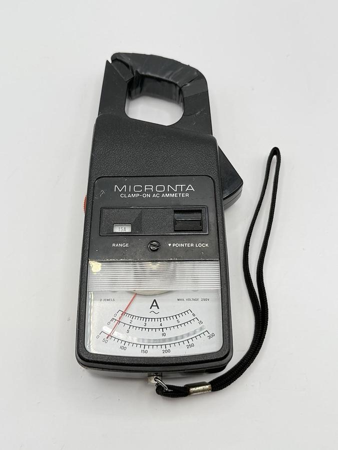 Used Micronta 22-160 Clamp On AC Ammeter Inline Inductive