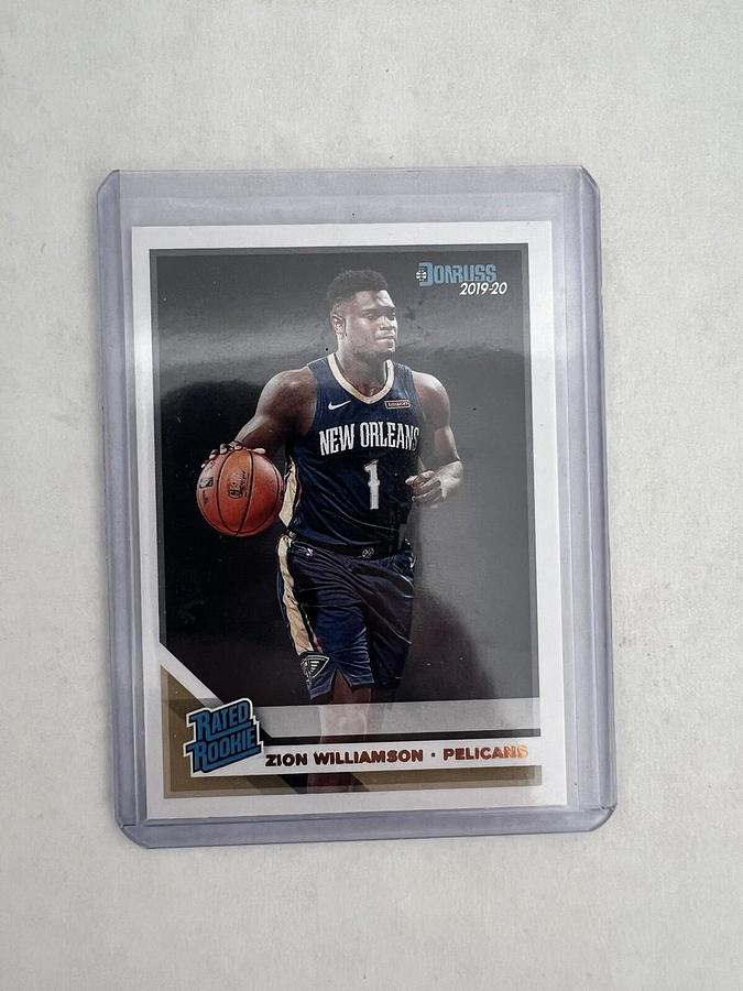 Used 2019-20 Panini Donruss - Rookie #201 Zion Williamson (RC)