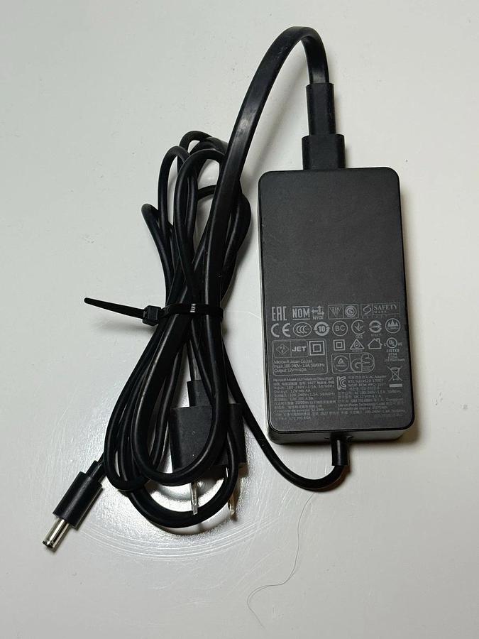 Used Genuine Microsoft Windows Pro AC Adapter 1627