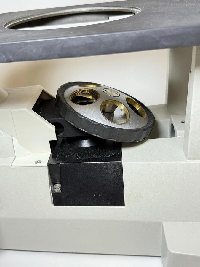 Used Nikon Eclipse TS100 Inverted Lab Microscope w/ Nikon UFX-II, Power Supply & Lamp