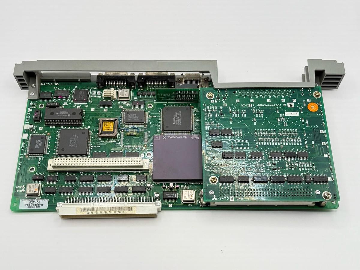 Used Mitsubishi Electric - QX611-1, QX61, QX42, 527404 CPU Circuit Board