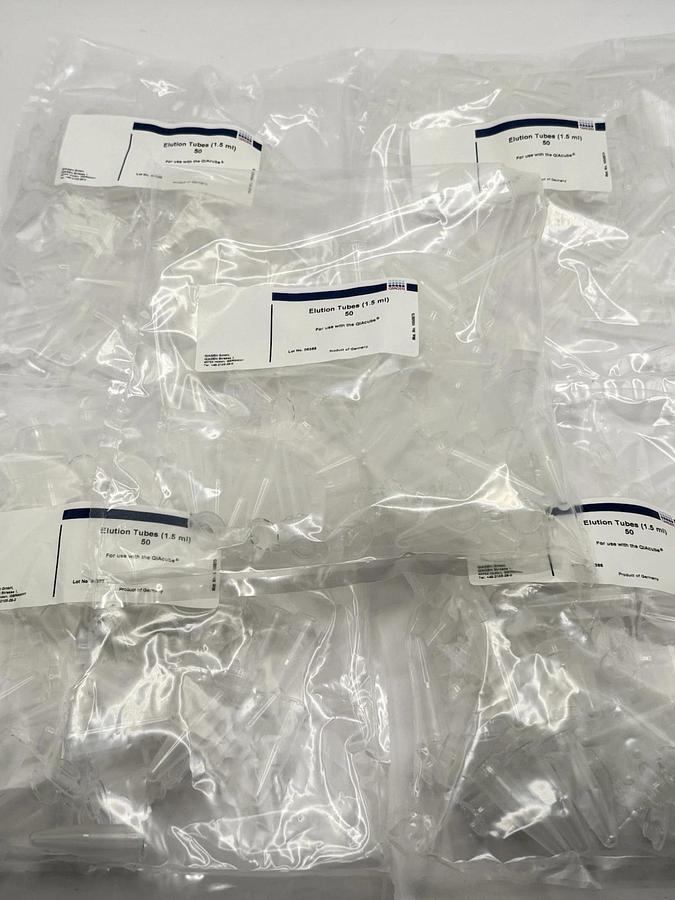Used Lot 5 QIAGEN Elution Tubes 1.5mL Pack of 50 Each for QIAcube