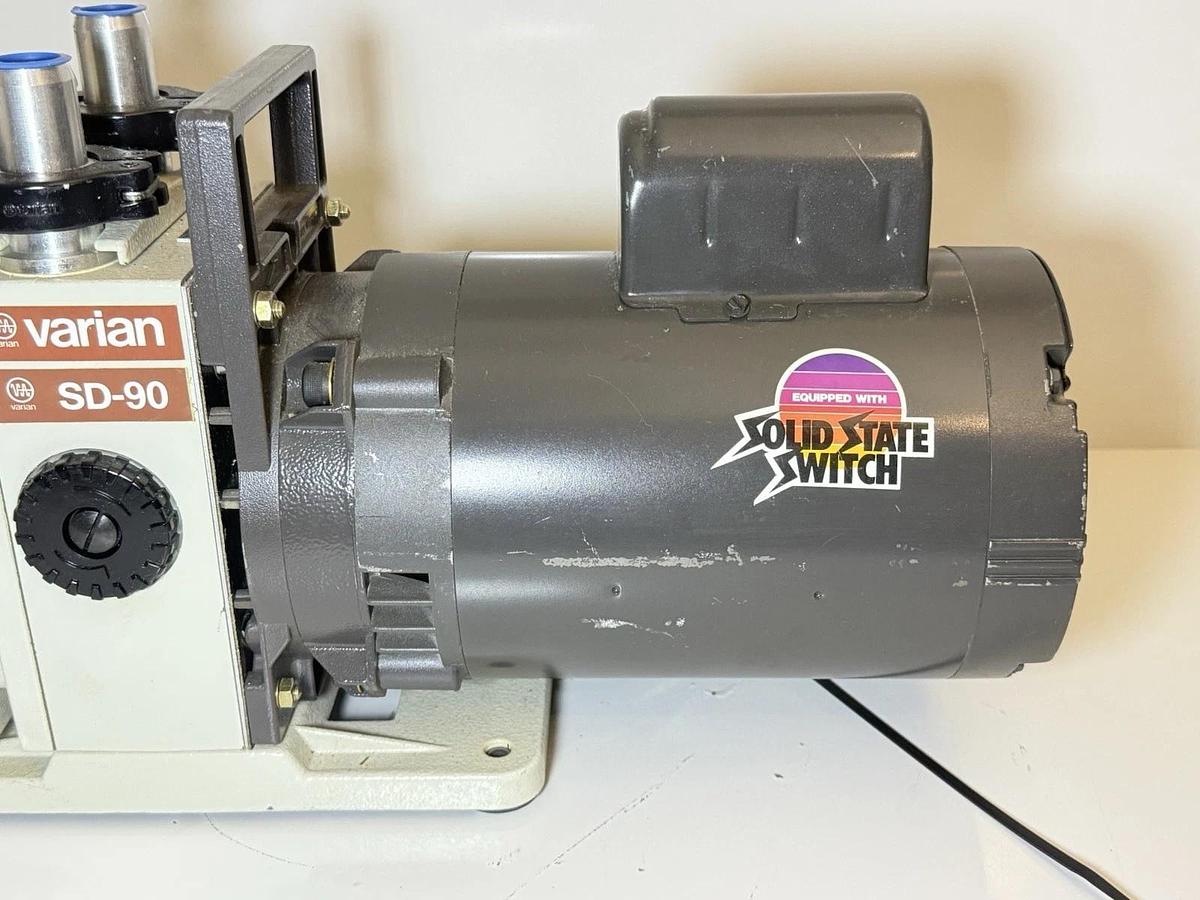 Used Varian SD-90 Dual Stage Rotary Vane Vacuum Pump