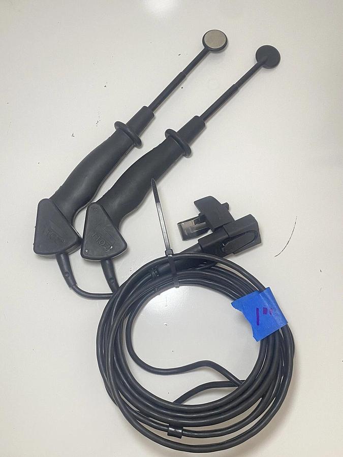 Used Zoll Autoclavable Internal Handles Paddles Neonatal  1”