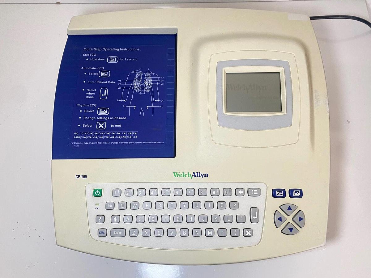 Used Welch Allyn CP100 INTERPRETIVE ECG EKG CP1A