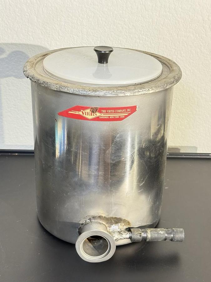 Used Virtis Research Equipment - Freeze Dryer Stainless Steel Drum with Lid