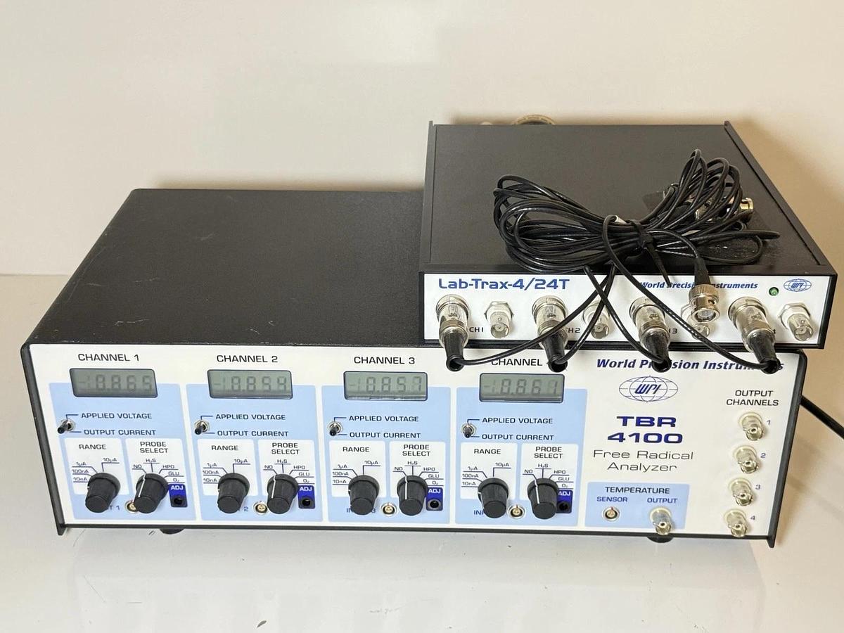 Used World Precision Instruments Free Radical Analyzer TBR 4100 & Lab-trax-4-24T