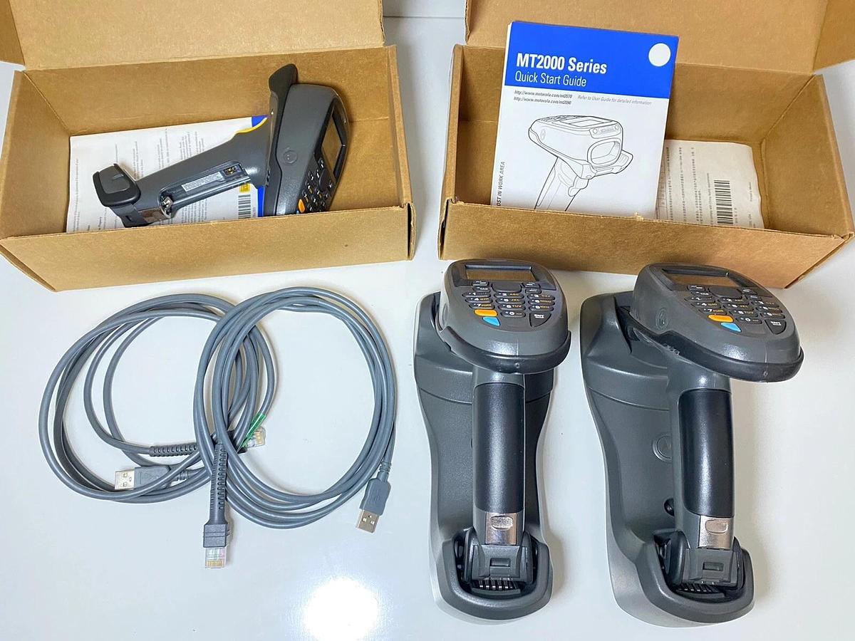 Used Zebra Technologies - Motorola - Lot 3 Quick Start Scan Scanners MT2000 Series
