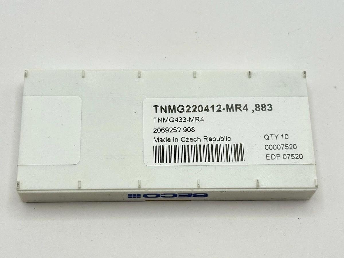 Used SECO Carbide inserts TNMG220412-MR4 883 / TNMG433-MR4 (EDP07520)