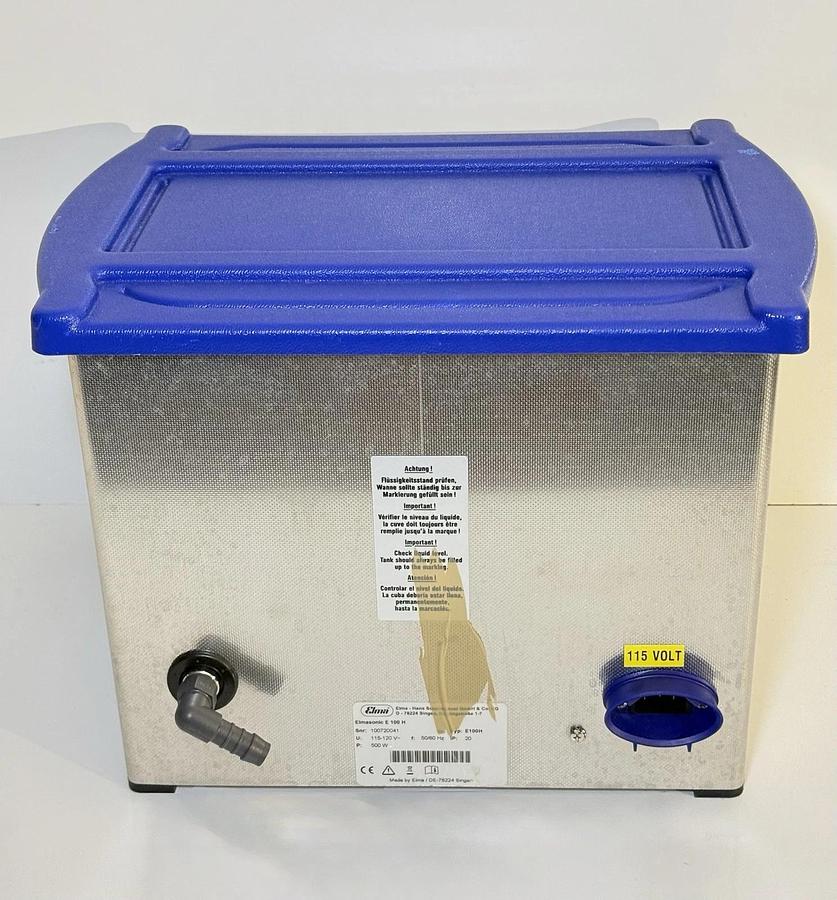 Used Elma Elmasonic E100H Ultrasonic Cleaner