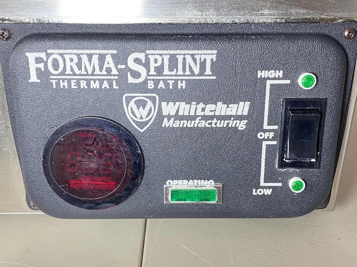 Used Forma-Splint Whitehall Thermal ThermoPlastic-Moulding Water Bath SP1501