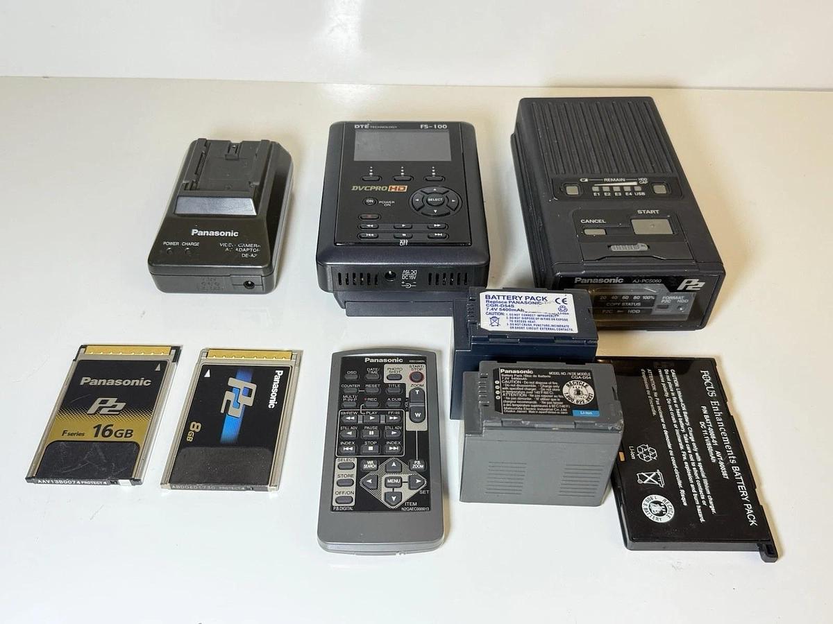 Used Panasonic AG-HVX200P DVCPRO HD P2 Camcorder Video Camera with Case & Accessories