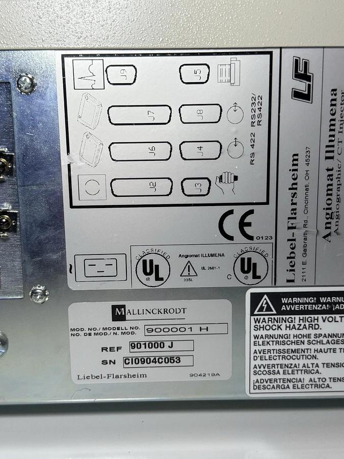 Used Liebel-Flarsheim Injector Power Supply 901000-J