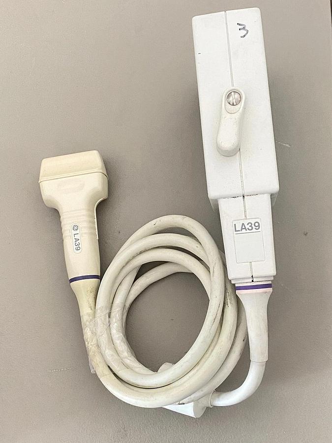 Used GE LA39 Ultrasound Transducer Probe Linear Cardiology