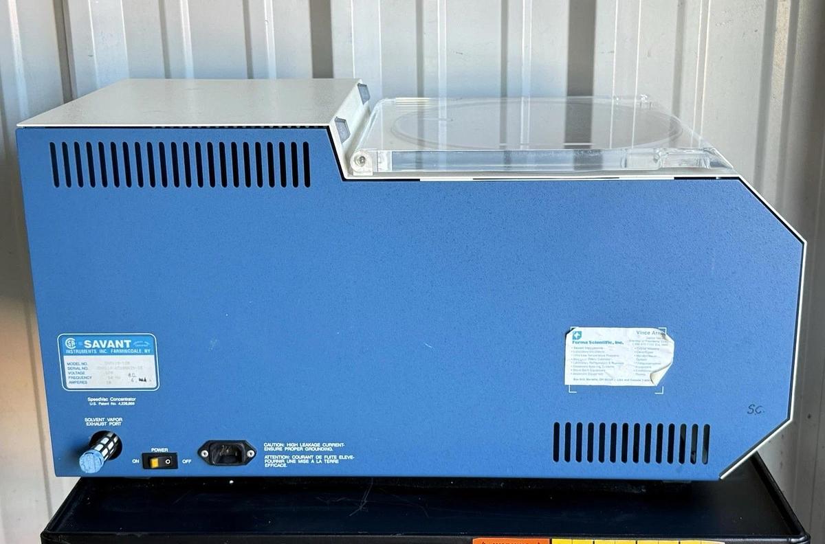 Used Savant DNA Speed Vac DNA110 Vacuum Concentrator System