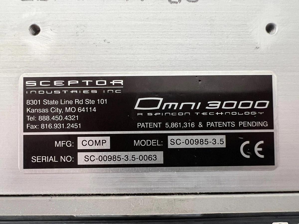 Used Sceptor Omni 3000 Air Sampler System – Clean, with case
