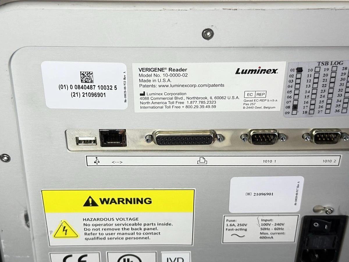 Used Luminex Corporation - Nanosphere Verigene Reader 10-0000-02