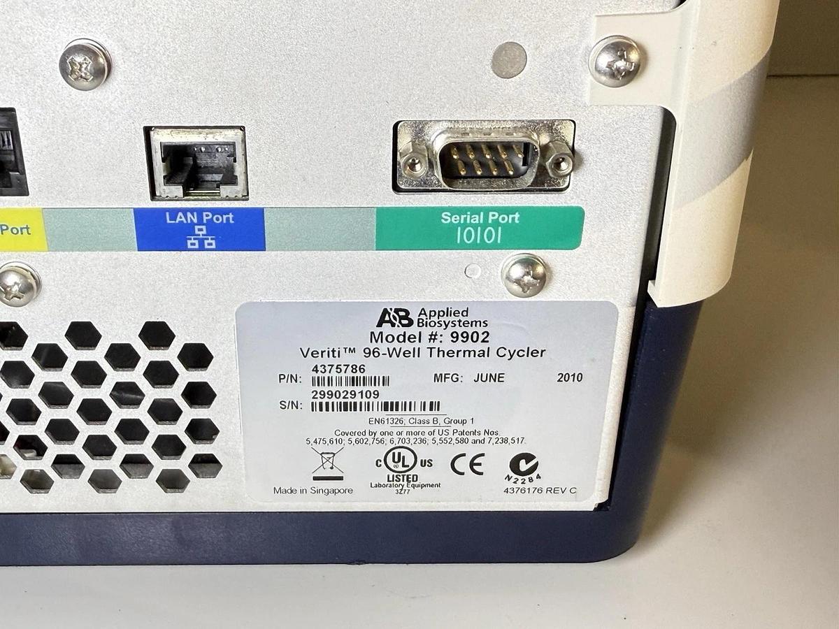 Used Applied Biosystems Veriti 96-well Thermal Cycler PCR 9902