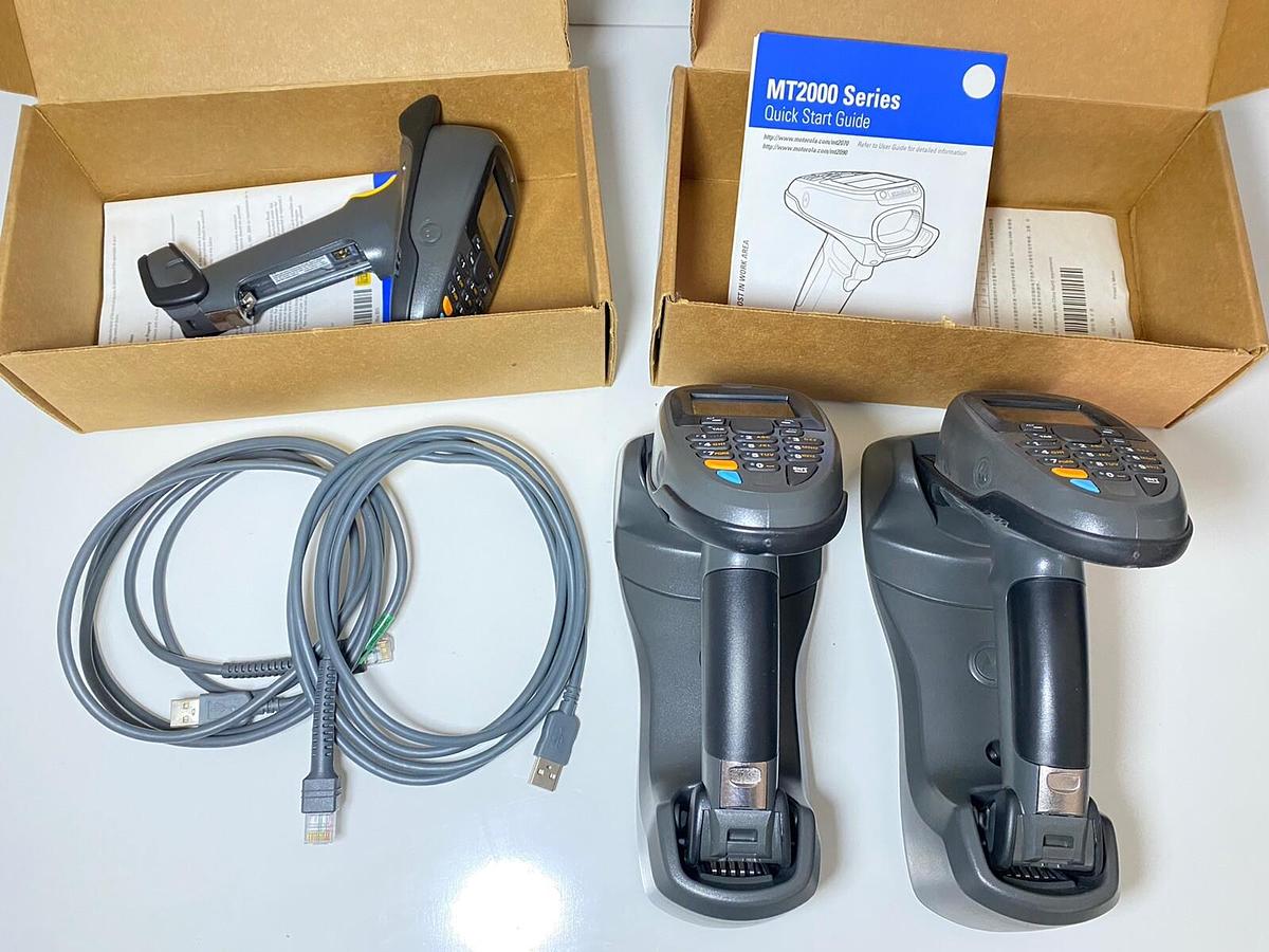 Used Zebra Technologies - Motorola - Lot 3 Quick Start Scan Scanners MT2000 Series