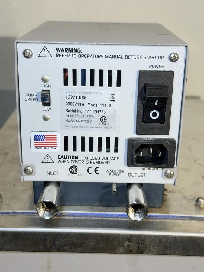 Used VWR Refrigerated Heated Circulating Bath Model: 1140S