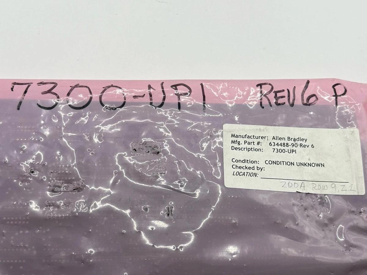 Used Allen Bradley 7300-UPI / 7300UPI 634488