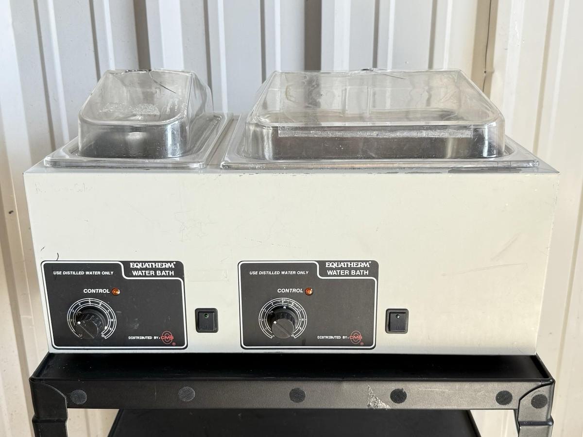 Used Lab-Line Instruments Inc - Equatherm Dual Digital Water Bath 299-730