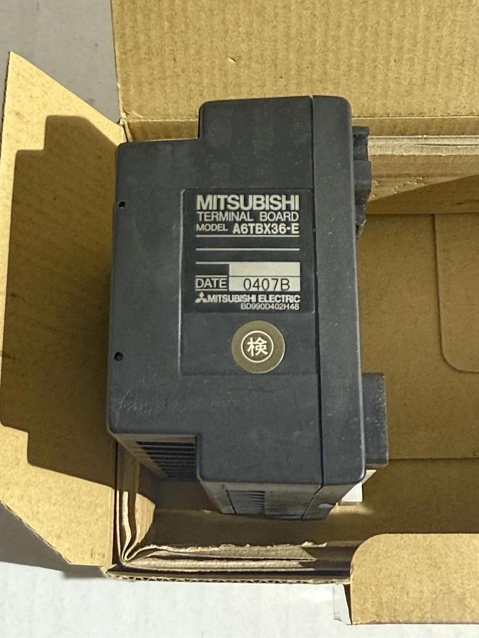 Used Mitsubishi Electric A6TBX36E A6TBX36-E Terminal Board Block