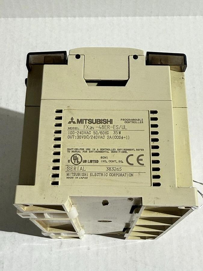 Used Mitsubishi Electric FX2N-48ER-ES/UL Programmable Controller