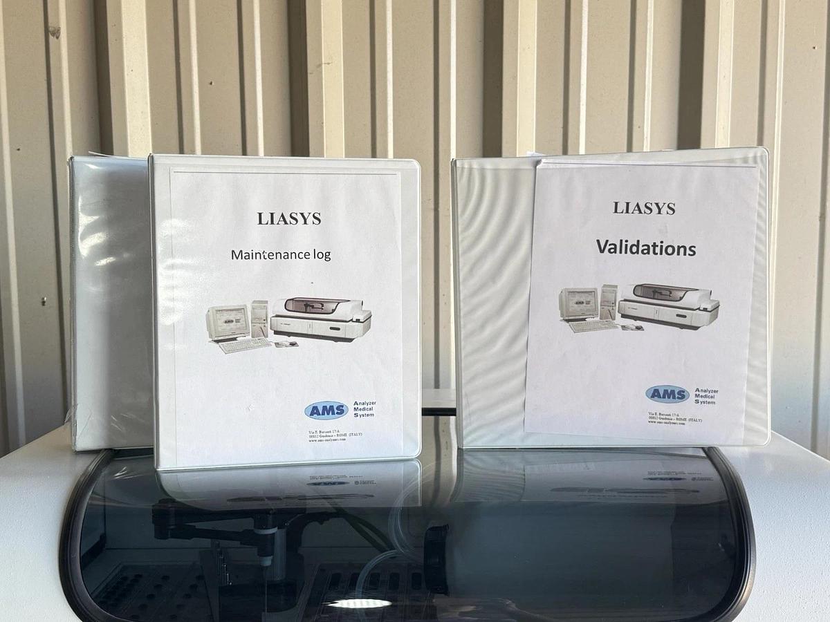 Used LIASYS AMS Chemistry Analyzer Medical System with manuals