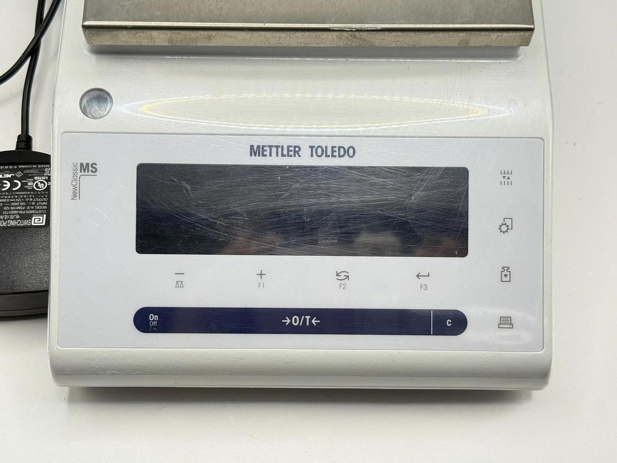 Used METTLER TOLEDO MS1602S /03 Scale Newclassic MS Toploading Balance 1620g X 0.01g