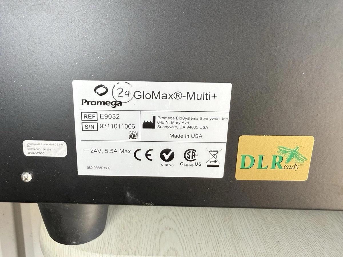 Used Promega GloMax Multi + E9032 Multi Detection System