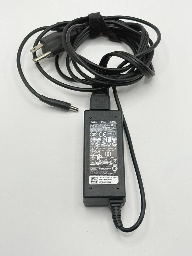 Used DELL 00285K 45W Genuine Original AC Power Adapter Charger