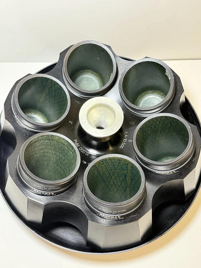 Used Beckman Coulter JLA-10.500 Fixed Angle Centrifuge Rotor 10000 RPM