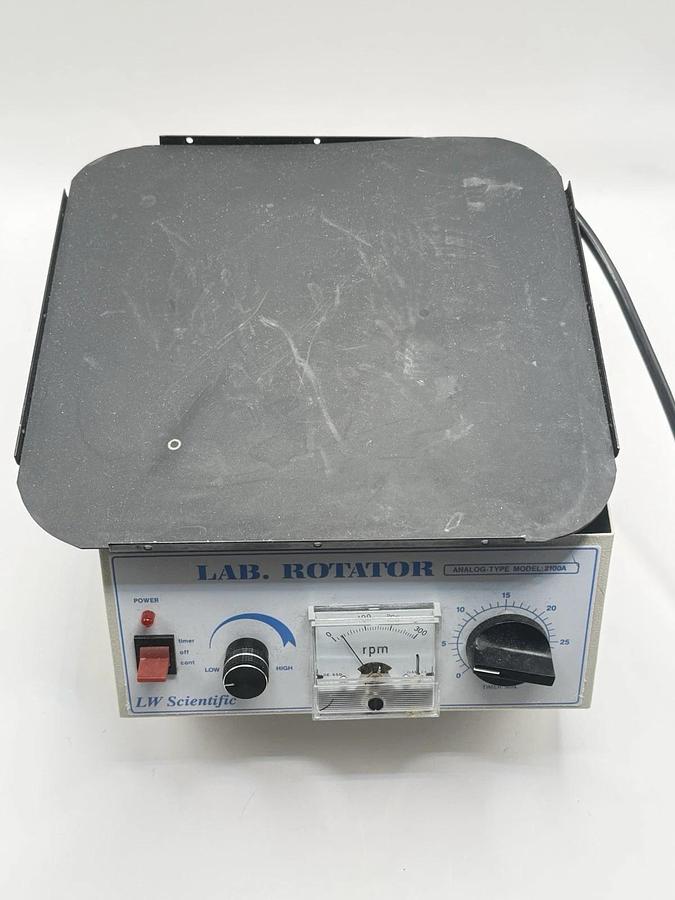Used LW Scientific LW210 Rotator Shaker Model 2100A – Lab Tube Mixer Agitator