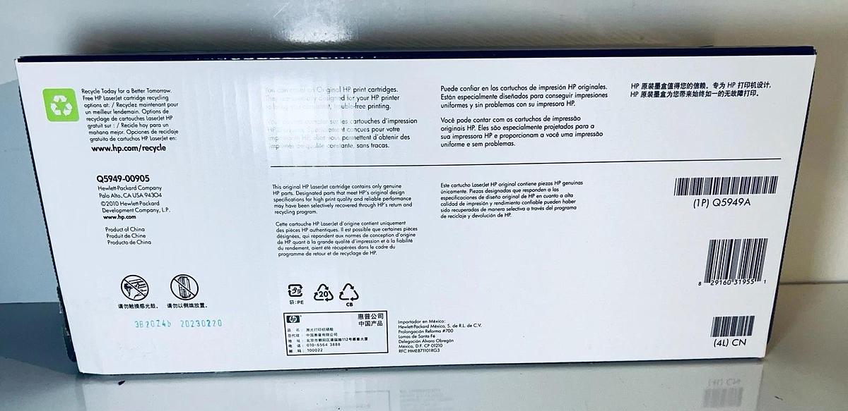 Used NEW Genuine HP LaserJet Toner Cartridge 49A (Q5949A) Black